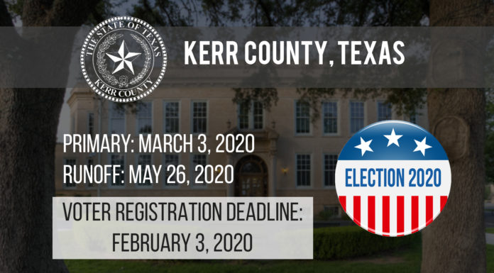 Your 2020 Primary Election Ballot for Kerr County, Texas
