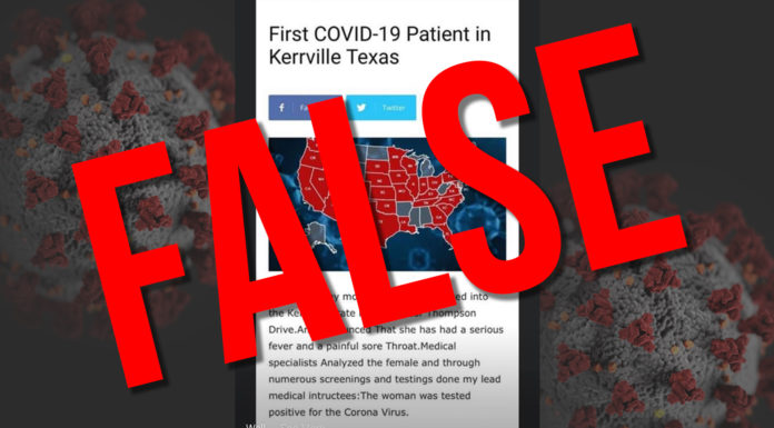 Fake News Alert! Potential criminal charges for false claims about virus in Kerrville