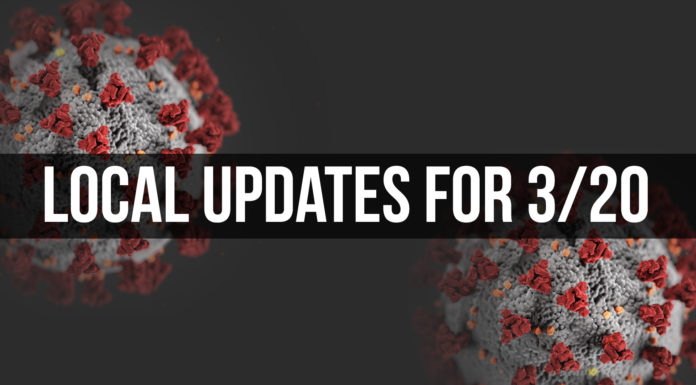 Local updates for the morning of March 20